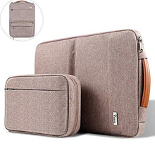 Load image into Gallery viewer, Voova 14-15.6 Inch Laptop Sleeve Carrying Case Special Design Computer Bag with Detachable Accessory Pocket Compatible with MacBook Pro 15 16, Surface Book 2/Laptop 3 15 Chromebook, Waterproof, Khaki_630

