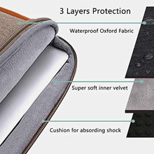 Load image into Gallery viewer, Voova 14-15.6 Inch Laptop Sleeve Carrying Case Special Design Computer Bag with Detachable Accessory Pocket Compatible with MacBook Pro 15 16, Surface Book 2/Laptop 3 15 Chromebook, Waterproof, Khaki_633
