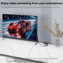 Load image into Gallery viewer, Vorothin Short USB C to HDMI Cable 4K 1.5FT, Slim Type-C to HDMI Cable, Grey_51
