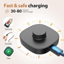 Load image into Gallery viewer, VOVELF Compatible with Ring Gen 4 Size 8 Charger,Fast Charging Dock and USB-C Cable - Ring Gen 4 Must-Haves for Users (Black, Size 8)_1625
