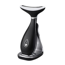 Load image into Gallery viewer, VRAIKO Lily Neck Face Massager, Skin Rejuvenation Beauty Massager, 3-in-1 at-Home Facial Spa Tool, Lifting, Toning and Tightening for a Radiant Appearance (Space Black), SpaceBlack_1

