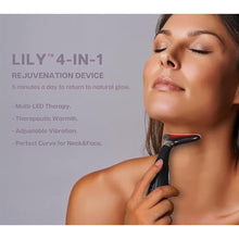 Load image into Gallery viewer, VRAIKO Lily Neck Face Massager, Skin Rejuvenation Beauty Massager, 3-in-1 at-Home Facial Spa Tool, Lifting, Toning and Tightening for a Radiant Appearance (Space Black), SpaceBlack_6193
