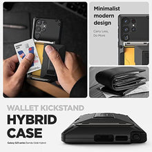 Load image into Gallery viewer, VRS DESIGN Damda Glide Hybrid Phone Case for Galaxy S23 Ultra Case, Sturdy Functional Case Compatible with Galaxy S23 Ultra 6.8' (2023) Groove Black_1725
