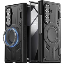 Load image into Gallery viewer, VRS DESIGN Terra Guard Active for Galaxy Z Fold 7 (2025) Rugged Magnetic Case with Built-in Screen Protector &amp; Semi-Auto Hinge Protection (Matte Black), MatteBlack_1
