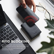 Load image into Gallery viewer, VULKIT Card Holder Wallet with Coin Pocket Magnetic Closure Pop Up Cards With ID Window Top Grain Leather Wallet for Cash &amp; Credit Cards, TopGrainCowhideBlack_7672
