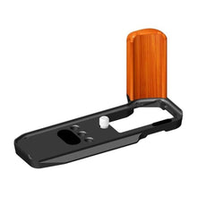 Load image into Gallery viewer, VXIVXIV X-M5 L Plate Hand Grip,Wooden X-M5 XM5 L Bracket Handle for FUJIFILM X-M5 Camera,Compatible with ARCA Interface., Black_150
