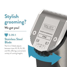 Load image into Gallery viewer, Wahl Professional Animal Bravura Pet, Dog, Cat, and Horse Corded/Cordless Clipper Kit, Gunmetal (#41870-0425)_2865
