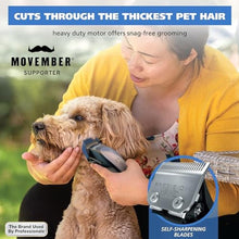 Load image into Gallery viewer, Wahl USA Lithium Ion Pro Series Cordless Animal Clippers Rechargeable, Heavy-Duty, Electric Dog &amp; Cat Grooming Kit for Small &amp; Large Breeds with Thick to Heavy Coats Model 9766, BlackSilver_8285
