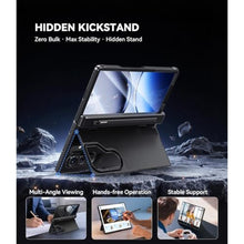 Load image into Gallery viewer, Waldeng for Samsung Galaxy Z Fold 7 Case, Compatible with MagSafe, Hidden Kickstand &amp; 9H Screen Protector, S Pen Slot &amp; Hinge Protection, Shockproof for Z Fold 7, Blackno Pen, BlackwithSPenHoldernopen_2099
