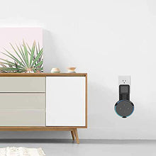 Load image into Gallery viewer, WALI Outlet Wall Mount, Holder Stand for Echo Dot 3rd Gen, Smart Home Speakers Plug Mount for Alexa with Cable Management, (AMM002-2B), 2 Pack, Black_1338
