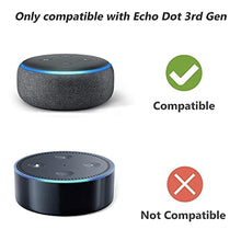 Load image into Gallery viewer, WALI Outlet Wall Mount, Holder Stand for Echo Dot 3rd Gen, Smart Home Speakers Plug Mount for Alexa with Cable Management, (AMM002-2B), 2 Pack, Black_1339
