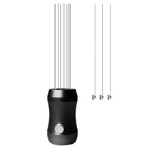 Load image into Gallery viewer, Walsunte Magnetic Espresso Distribution Tool - Flick WDT Tool with 8x0.4mm Stainless Steel Needles &amp; 3 Extra Replacements, Precision Espresso Distributor for Baristas (Black)_1
