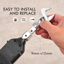 Load image into Gallery viewer, wanlvkang Digital Torque Wrench, 1.0 to 30 Nm Open End Torque Wrench Set with 25 mm Open End Head for Hvac Mini Split and Refrigeration System (30 NM), Orange_5462
