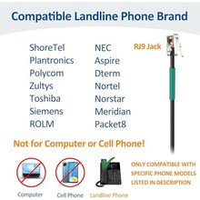 Load image into Gallery viewer, Wantek Corded Telephone Headset Dual w/Noise Canceling Mic Compatible with Avaya Aastra Allworx Adtran Alcatel Lucent AltiGen Digium Gigaset InterTel Mitel Plantronics Landline Deskphones(F602S1), BinauralFS_7928
