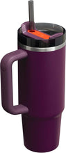 Load image into Gallery viewer, Stanley Quencher H2.0 FlowState Stainless Steel Vacuum Insulated Tumbler with Lid and Straw for Water, Iced Tea or Coffee, Smoothie and More, Plum, 30oz
