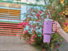 Load image into Gallery viewer, Stanley Quencher H2.0 FlowState Stainless Steel Vacuum Insulated Tumbler with Lid and Straw for Water, Iced Tea or Coffee, Smoothie and More, Lilac, 40oz
