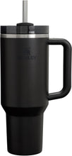 Load image into Gallery viewer, Stanley Quencher H2.0 FlowState Stainless Steel Vacuum Insulated Tumbler with Lid and Straw for Water, Iced Tea or Coffee, Smoothie and More, Black 2.0, 40oz
