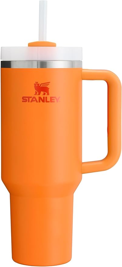 Stanley Quencher H2.0 FlowState Stainless Steel Vacuum Insulated Tumbler with Lid and Straw for Water, Iced Tea or Coffee, Smoothie and More, GoldenRod, 40 oz