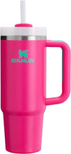 Load image into Gallery viewer, Stanley Quencher H2.0 FlowState Stainless Steel Vacuum Insulated Tumbler with Lid and Straw for Water, Iced Tea or Coffee, Smoothie and More, Passion Pink, 30 oz
