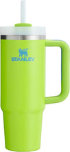 Load image into Gallery viewer, Stanley Quencher H2.0 FlowState Stainless Steel Vacuum Insulated Tumbler with Lid and Straw for Water, Iced Tea or Coffee, Smoothie and More, Bright Lime, 30 oz
