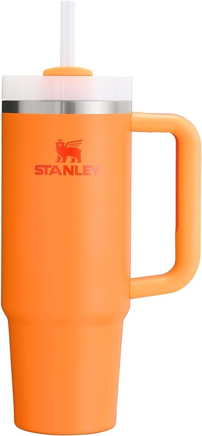 Stanley Quencher H2.0 FlowState Stainless Steel Vacuum Insulated Tumbler with Lid and Straw for Water, Iced Tea or Coffee, Smoothie and More, Goldenrod, 30 oz