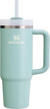 Load image into Gallery viewer, Stanley Quencher H2.0 Tumbler with Handle 30 oz | Screw Off Lid with Included Straw | Leakproof &amp; Car Cupholder Compatible for Travel | Insulated Stainless Steel Cup for Water and More | Seafoam
