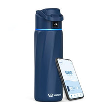 Load image into Gallery viewer, WaterH BOOST Smart Water Bottle Tracker with Reminder to Drink Water, 24oz, NavyBlue_1

