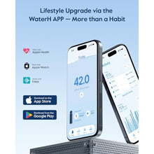 Load image into Gallery viewer, WaterH BOOST Smart Water Bottle Tracker with Reminder to Drink Water, 24oz, NavyBlue_3769
