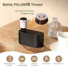 Load image into Gallery viewer, Waterless Diffuser for Home Essential Oil Diffuser, Aromatherapy Diffuser, Portable Scent Diffusers, 3 Mist Modes, Cycle Start for Bedroom, Office Studio 350-700 sq. ft Black_83
