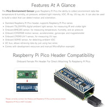 Load image into Gallery viewer, Waveshare Environment Sensors Module for Raspberry Pi Pico 2C Bus, PicoEnvironmentSensor_7969
