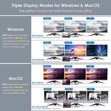 Load image into Gallery viewer, WAVLINK USB C Docking Station 4K Triple Display (2 HDMI,1 DisplayPort) with PD, USB 2.0/3.0, RJ45 Gigabit Ethernet, SD/TF Slot, Audio Jack for Windows &amp; Mac, Support 85W Charging of Laptop, SilverGrayDockingStation_1554
