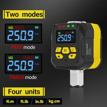 Load image into Gallery viewer, WAXTRON 1/2" Drive Digital Torque Wrench Adapter Set, 12-250 ft-lb, Works with Ratchet and Breaker Bar, Yellow_5462
