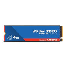 Load image into Gallery viewer, WD Blue 4TB SN5100 NVMe SSD - M.2 2280, PCIe Gen 4.0, Internal Solid State Drive - Read Speeds Up to 6,900MB/s, Upgrade Storage for PC/Laptops - WDS400T5B0E_1
