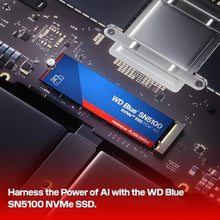 Load image into Gallery viewer, WD Blue 4TB SN5100 NVMe SSD - M.2 2280, PCIe Gen 4.0, Internal Solid State Drive - Read Speeds Up to 6,900MB/s, Upgrade Storage for PC/Laptops - WDS400T5B0E_2089
