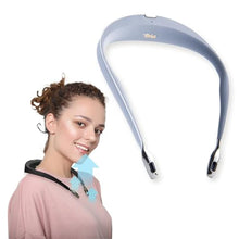 Load image into Gallery viewer, Wearable Personal Ionic Air Purifier Necklace| Wildfire smoke| 99% Removal rate verified by 3-party lab| Small, portable| USB recharge- 32hrs| Airvida L1 Everyday&amp; travel| Neck size 13.5 in., PearlWhite_1
