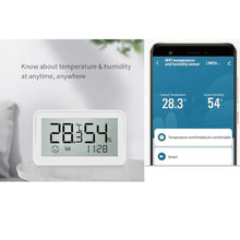 Load image into Gallery viewer, Wengart Zigbee Temperature Humidity Sensor with LCD Display, Indoor Thermometer Hygrometer for Home Assistant, Alexa (Hub Required), Remote Monitoring for Guitar Case, Humidor &amp; Greenhouse, SZT04E_Z, white_77
