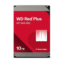 Load image into Gallery viewer, Western Digital 10TB WD Red Plus NAS Internal Hard Drive HDD - 7200 RPM, SATA 6 GB/s, CMR, 512 MB Cache, 3.5" - WD100EFGX_1
