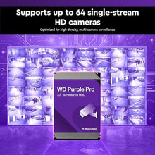 Load image into Gallery viewer, Western Digital 12TB WD Purple Pro Surveillance Internal Hard Drive HDD - SATA 6 Gb/s, 512 MB Cache, 3.5" - WD122PURP_1415
