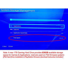 Load image into Gallery viewer, Western Digital 1TB 5400RPM 16MB Cache SATA 6.0Gb/s 2.5inch Hard Drive (for PS4 Game Console HDD Upgrade/Repair), Silver_913

