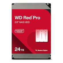 Load image into Gallery viewer, Western Digital 24TB WD Red Pro NAS Internal Hard Drive HDD - 7200 RPM, SATA 6 Gb/s, CMR, 512 MB Cache, 3.5" -WD241KFGX_743
