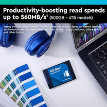 Load image into Gallery viewer, Western Digital 2TB WD Blue SA510 SATA Internal Solid State Drive SSD - SATA III 6 Gb/s, 2.5"/7mm, Up to 560 MB/s - WDS200T3B0A_1067
