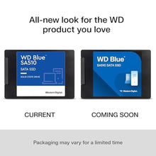 Load image into Gallery viewer, Western Digital 2TB WD Blue SA510 SATA Internal Solid State Drive SSD - SATA III 6 Gb/s, 2.5"/7mm, Up to 560 MB/s - WDS200T3B0A_1070
