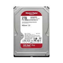 Load image into Gallery viewer, Western Digital 2TB WD Red Plus NAS Internal Hard Drive HDD - 5400 RPM, SATA 6 Gb/s, CMR, 64 MB Cache, 3.5" -WD20EFPX_1077
