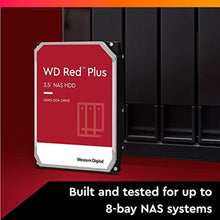 Load image into Gallery viewer, Western Digital 2TB WD Red Plus NAS Internal Hard Drive HDD - 5400 RPM, SATA 6 Gb/s, CMR, 64 MB Cache, 3.5" -WD20EFPX_1079
