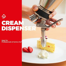 Load image into Gallery viewer, Whipped Cream Dispenser Stainless Steel Keep Warm and Cold,500mL/1 Pint Double Wall Thermos Whipped Cream Maker,5 Various Stainless Decorating Nozzles,1 Cleaning Brush,N2O Chargers NOT Included, DoubleWall_6192
