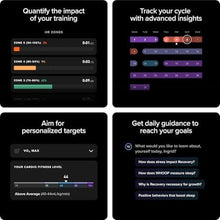 Load image into Gallery viewer, WHOOP One - 12 Month Membership 24/7 Activity and Sleep Tracker, Personalized Coaching, Menstrual Cycle Insights- 14+ Day Battery Life, Black_7206
