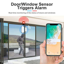 Load image into Gallery viewer, WiFi Door and Window Sensor: Wireless Contact Sensor with Free App Notification Alerts, Smart Door Sensor for Alarm System &amp; Smart Home Automation, Compatible with Alexa Google Home(1Pack)_6796
