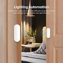 Load image into Gallery viewer, WiFi Door and Window Sensor: Wireless Contact Sensor with Free App Notification Alerts, Smart Door Sensor for Alarm System &amp; Smart Home Automation, Compatible with Alexa Google Home(1Pack)_6799
