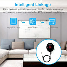 Load image into Gallery viewer, WiFi Smart Thermometer: WiFi Temperature Sensor with 1M Waterproof External Probe, App Alert &amp; Buzzer Alarm, Digital Remote Temperature Gauge for Refrigerator, Fish Tank, Pet_6971
