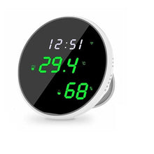 Load image into Gallery viewer, WiFi Thermometer Hygrometer: Digital Indoor Temperature Humidity Sensor with LED Backlit Display, App Notification Alert, Free Data Storage Export, Smart Temperature Monitor Compatible with Alexa_1
